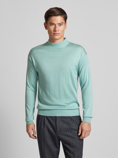 Scotch & Soda Gebreide pullover met ribboorden Lagune - 4