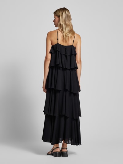 Gina Tricot Maxi-jurk met volants, model 'Frill' Zwart - 5