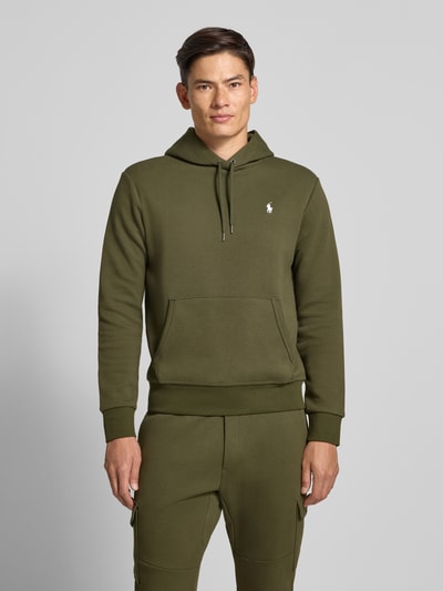 Polo Ralph Lauren Hoodie mit Label-Stitching Oliv 4