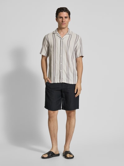 Tom Tailor Denim Relaxed Fit Freizeithemd aus reiner Baumwolle Graphit 1