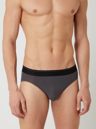 Schiesser Personal fit slip met stretch  Donkergrijs - 2