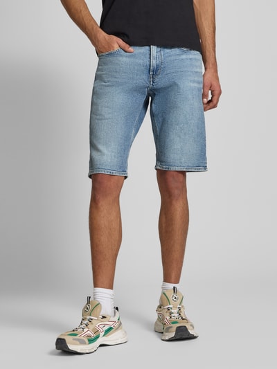 G-Star Raw Slim Fit Jeansshorts mit Eingrifftaschen Modell 'Mosa' Hellblau 4