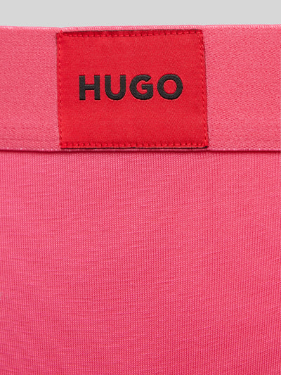 HUGO String met labelpatch, model 'Red Label' Felroze - 2