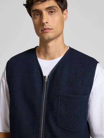 Samsøe Samsøe Gilet met ritssluiting Donkerblauw - 3