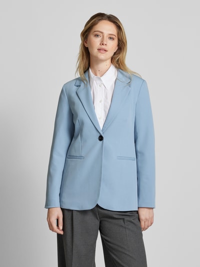 Kaffe Blazer met strookzakken, model 'KASAKURA' Rookblauw - 4