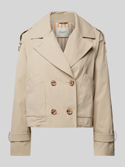 Beaumont Amsterdam Trenchcoat mit aufgesetzten Taschen Modell 'GRACY' Beige 2