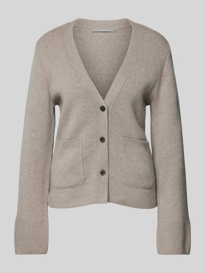 (The Mercer) N.Y. Kasjmier cardigan met steekzakken Taupe - 2