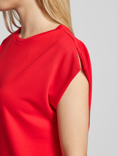 Someday T-shirt z okrągłym dekoltem model ‘Ujanet’ Czerwony 3