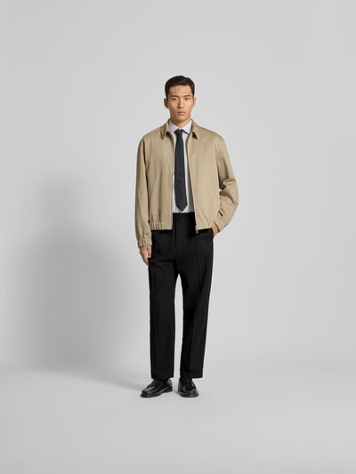 MAISON KITSUNÉ Regular Fit Stoffhose aus Baumwolle Black 1