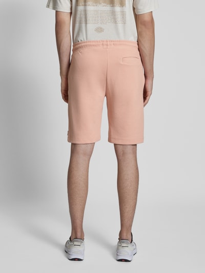 Blend Regular Fit Sweatshorts mit Strukturmuster Modell 'CASPER' Altrosa 5