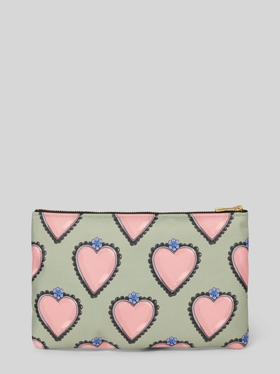 WOUF Make-uptasje met logopatch, model 'Glow' Rietgroen - 2