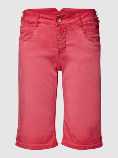 Buena Vista Bermuda met labeldetail, model 'Bali Short' Felroze - 2