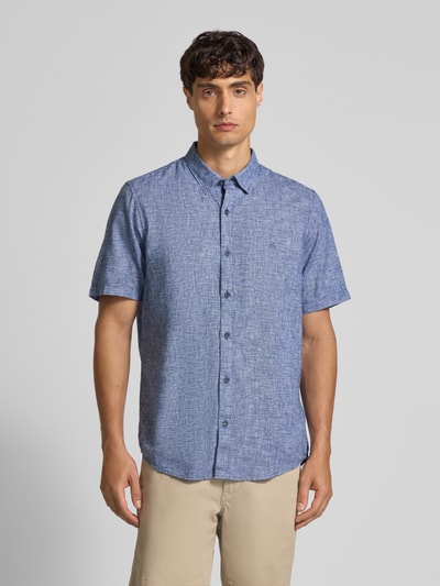 Lerros Freizeithemd mit Knopfleiste Dunkelblau 4