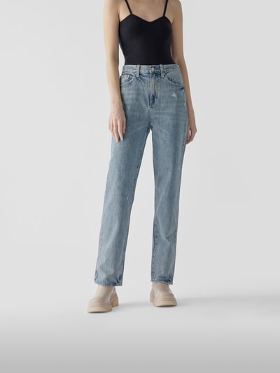 Pistola Super High Rise Jeans im Straight Fit Hellblau 4