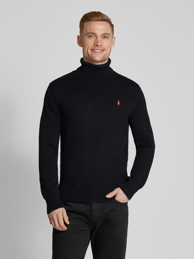 Polo Ralph Lauren Strickpullover mit Rollkragen BLACK 4