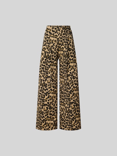 ROTATE Stoffhose mit Gesäßtaschen Hellbraun 2