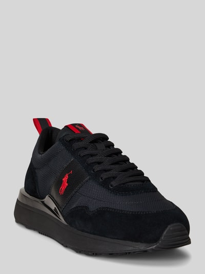 Polo Ralph Lauren sneakersy z detalami z logo Czarny 1