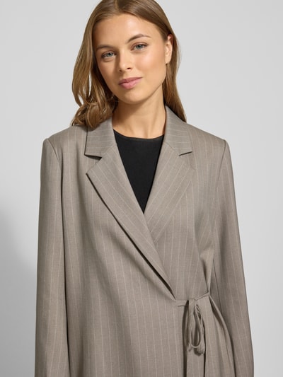 VILLA SOPHIE Blazer met reverskraag, model 'CLEO' Steengrijs - 3