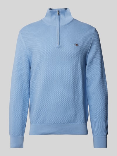 Gant Pullover mit Label-Stitching Sky 1