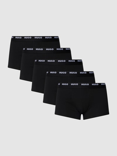 HUGO CLASSIFICATION Trunks mit Label-Details im 5er-Pack  Black 2