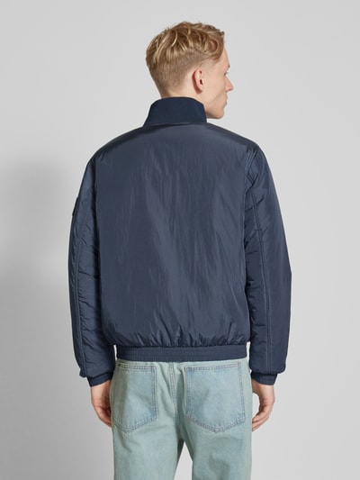 Calvin Klein Jeans Blouson mit Label-Print Modell 'HARRINGTON' Dunkelblau 5