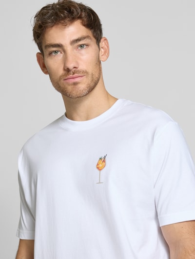 MCNEAL T-Shirt mit Rundhalsausschnitt Weiss 3
