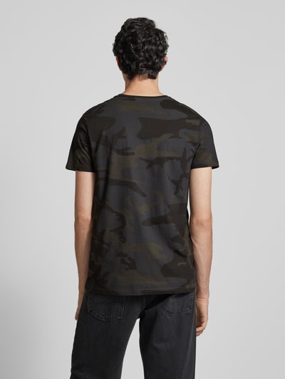 Alpha Industries T-Shirt mit Label-Print Black 5