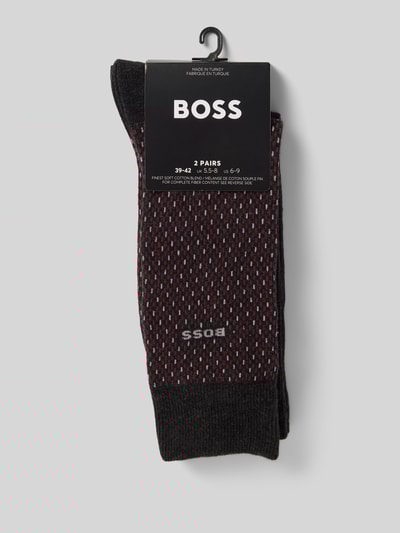 BOSS Socken mit Label-Detail im 2er-Pack Rot 3