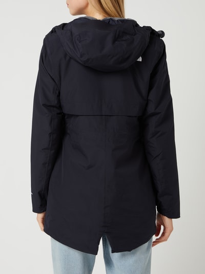 The North Face Parka met wattering - waterdicht, model 'Hikesteller' Marineblauw - 5