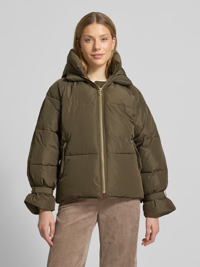 WITHBLACK Gewatteerd jack met capuchon Kaki - 4