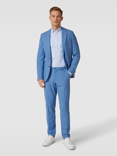 Tommy Hilfiger Business-Hemd mit Streifenmuster Modell 'ROYAL' Blau Melange 1