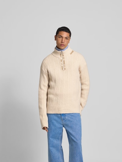 Marni Pullover mit Kaschmir-Anteil Beige 4