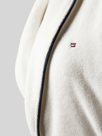 TOMMY HILFIGER Szlafrok z wyhaftowanym logo model ‘ORIGINAL’ Złamany biały 2