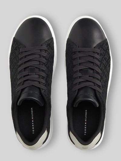 Tommy Hilfiger Sneaker aus echtem Rindsleder Black 4