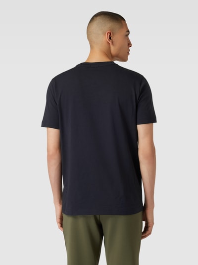 BOSS Green T-Shirt mit Label-Print Marine 5