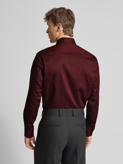 ETERNA Comfort fit zakelijk overhemd met knoopsluiting Bordeaux - 5