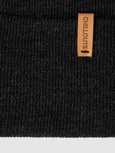 Chillouts Beanie aus Merinowollmischung Modell 'Will' Schwarz 2