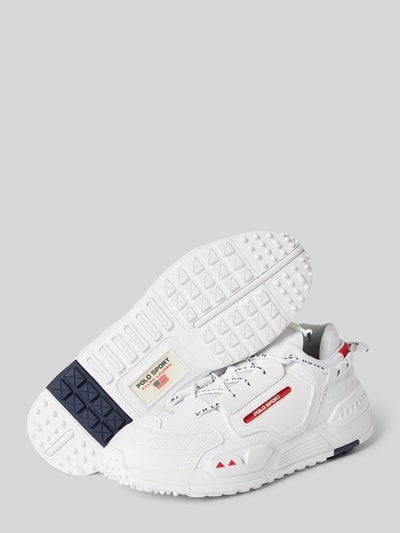 Polo Ralph Lauren Sneakers met labelstitching Wit - 3