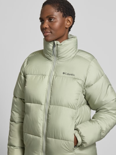 COLUMBIA Gewatteerd jack met opstaande kraag en ritssluiting, model 'Puffect™' Lichtgroen - 3