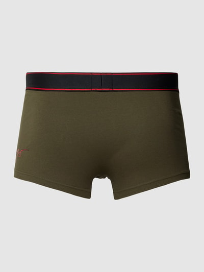 HUGO Boxershort met elastische band met logo, model 'EXCITE' Olijfgroen - 3