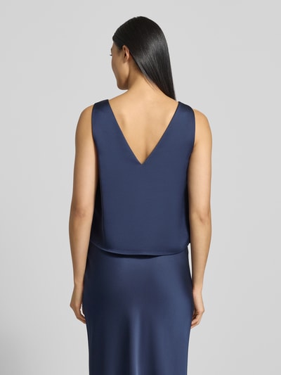 Christian Berg Cocktail Regular Fit Top aus Satin Marine 5