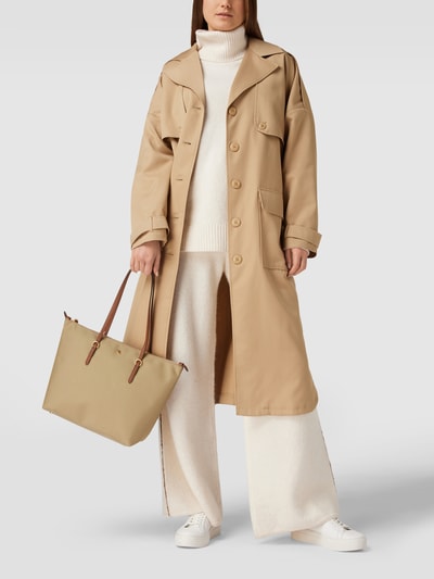 Lauren Ralph Lauren Shopper mit Label-Applikation Schlamm 1