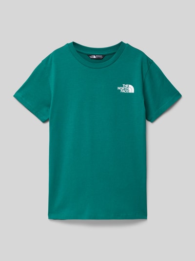 The North Face T-shirt met logoprint Groen - 1