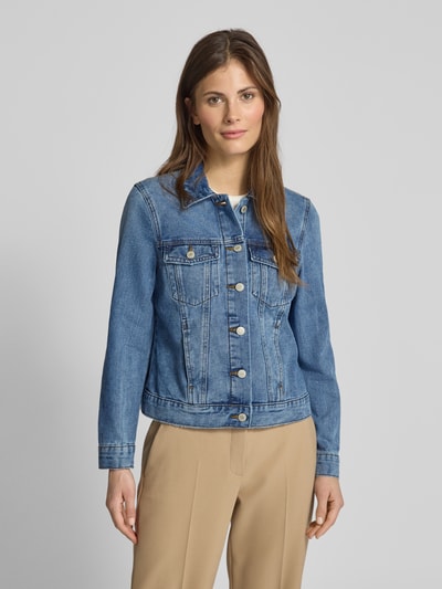 Vero Moda Regular Fit Jeansjacke aus Baumwoll-Mix Modell 'ZORICA' Jeansblau 4