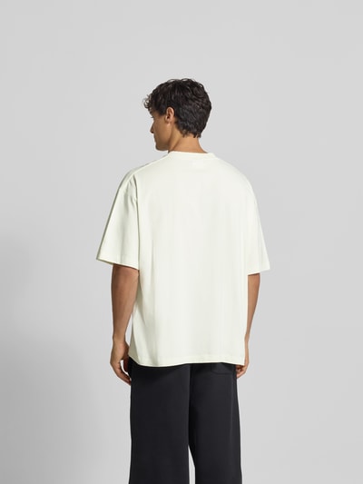 VETEMENTS Regular Fit T-Shirt mit Logo-Stitching Offwhite 5