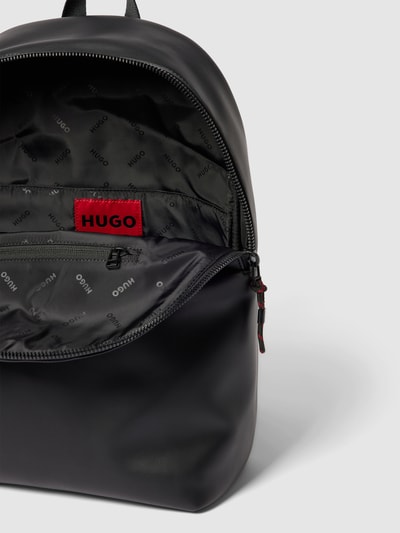 HUGO Rucksack mit Label-Applikation Black 4