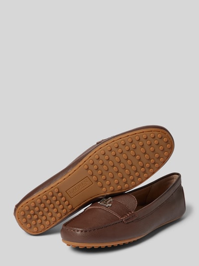 Lauren Ralph Lauren Loafer mit Logo-Applikation Modell 'BARNSBURY' Mittelbraun 4