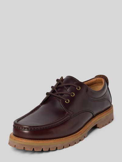 Selected Homme Schnürschuhe aus echtem Leder Modell 'HOLGER' Dunkelbraun 1