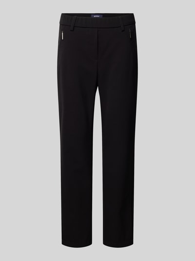 Gardeur Regular fit broek met elastische band, model 'Zene' Zwart - 2