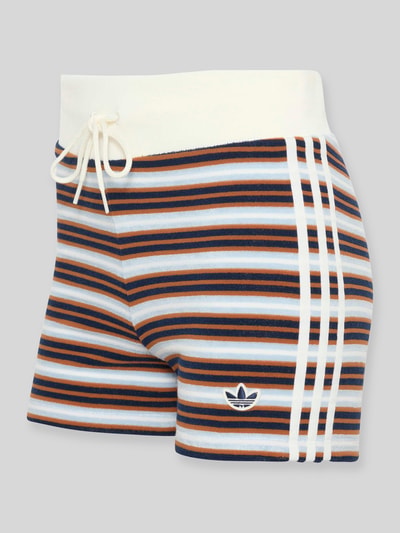 adidas Originals slim fit short met logo-applicatie Middenbruin - 2